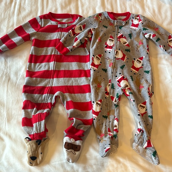 Carter’s Christmas Pajamas Lot - Picture 1 of 5